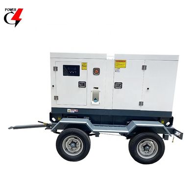 qualità  Best Selling 80kw/80 kw/100 KVA Commercial Silent Portable Industrial Standby Diesel AC Generator 3 Phase On Trailer Price 8 Hours Keep Running fabbrica